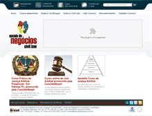 Tablet Screenshot of escoladenegocios.com.br
